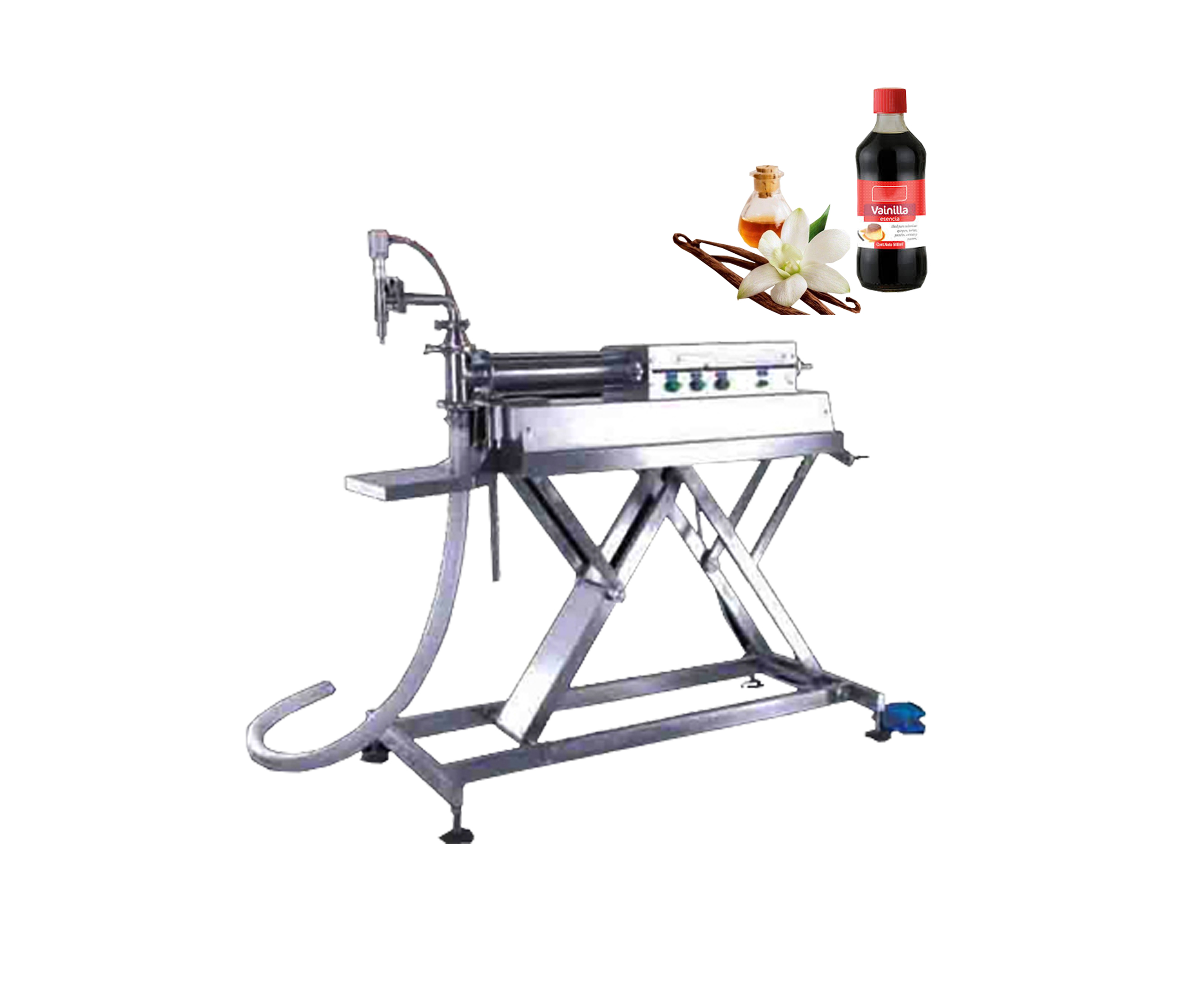 Llenadora Semiautomática para Líquidos GC-BLNB con base