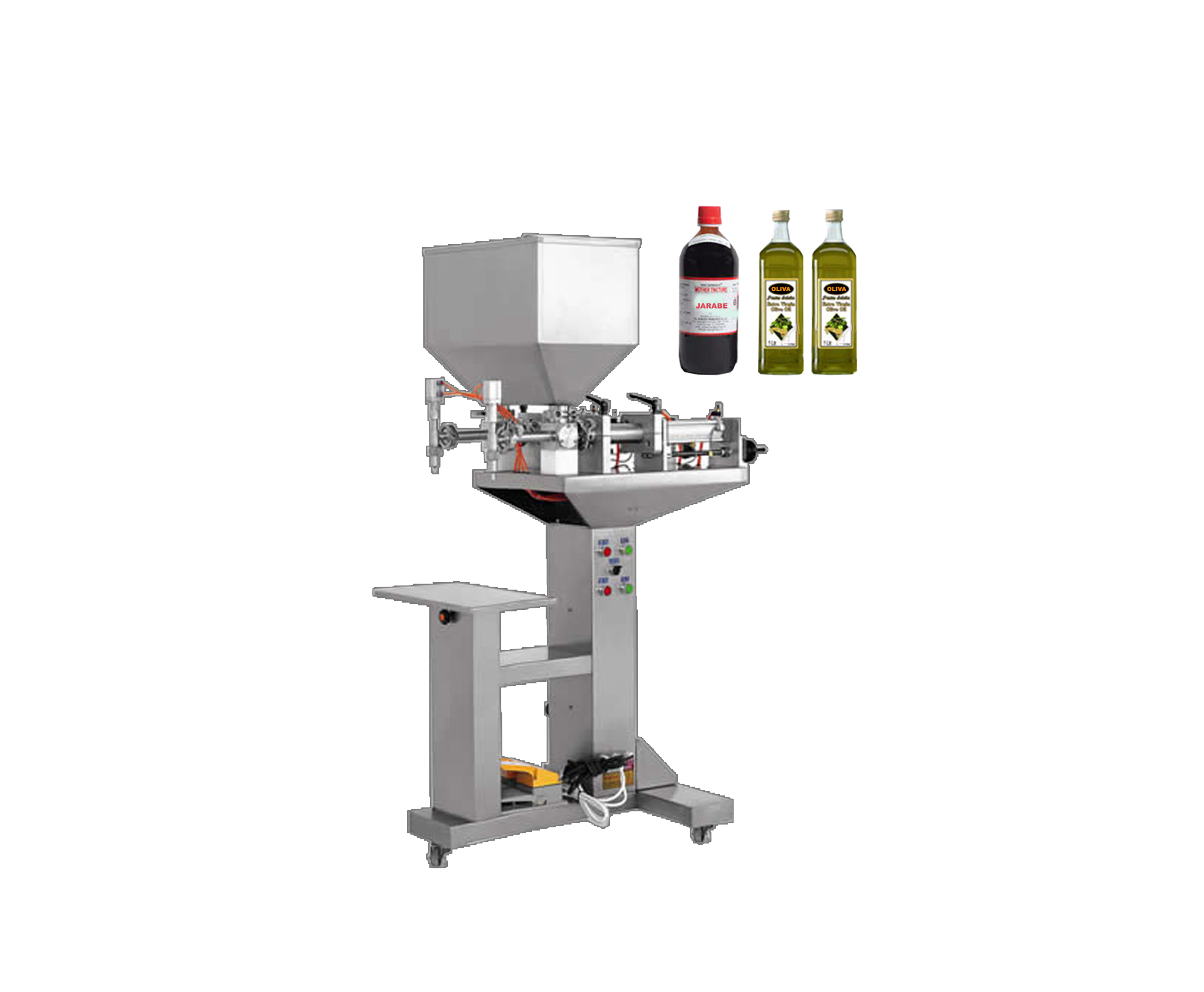 Llenadora Semiautomática para Viscosos de dos boquillas GCG-BL-2