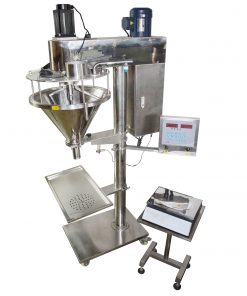 Llenadora semiautomática de tornillo para polvos DYTX-30