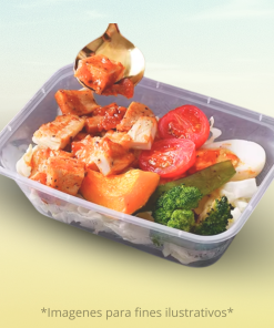 Alternative view of Envases Rectangulares DA02 PP – 500ml